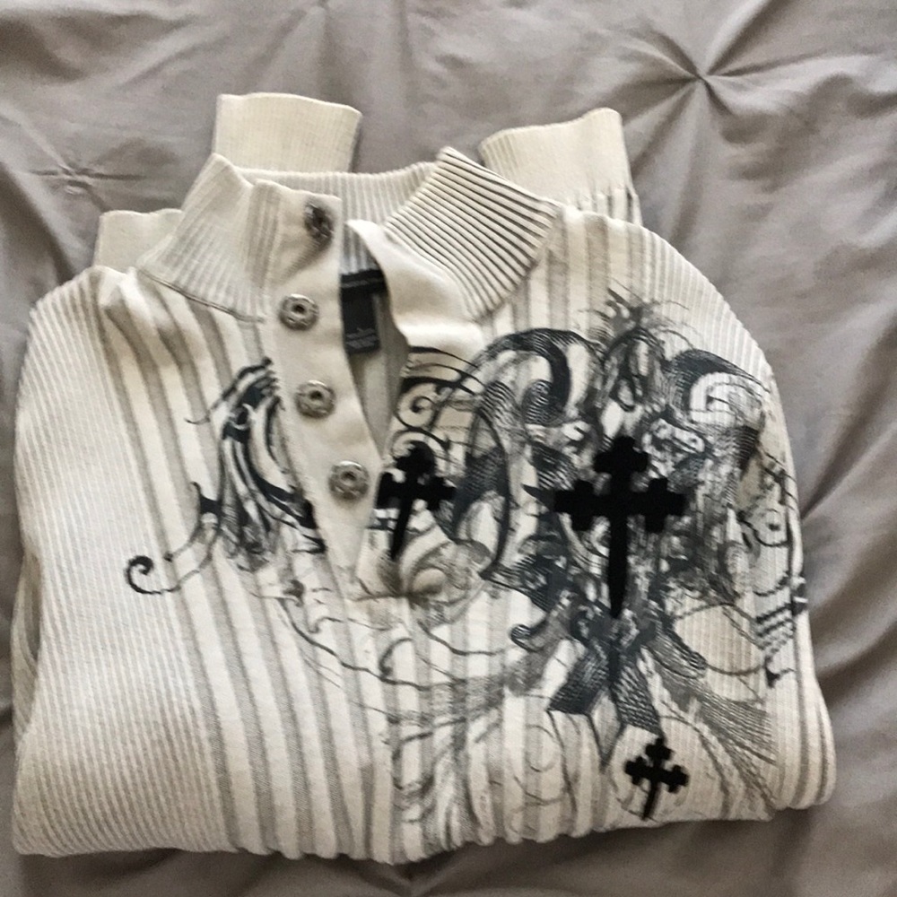 Long sleeve mock neck sweater